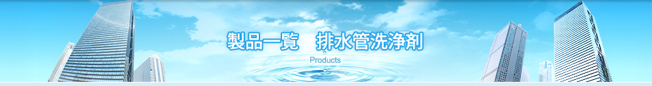 製品一覧 排水管洗浄剤